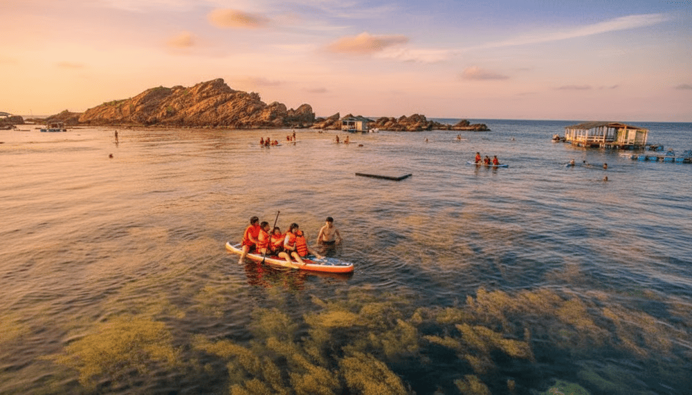 Hòn Khô Quy Nhơn mùa nào đẹp? Từ tháng 04 đến tháng 09 và tháng 05 đến tháng 07 là thời điểm lý tưởng để tham quan Hòn Khô (Nguồn: Internet)